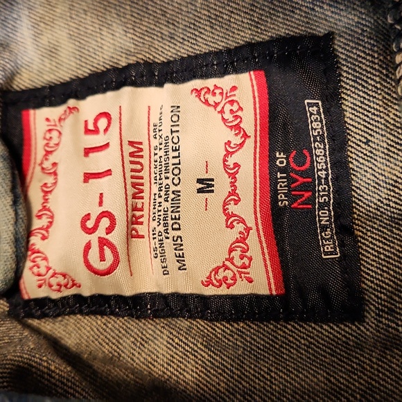 GS-115 Denim Jean Jacket - Picture 5 of 8